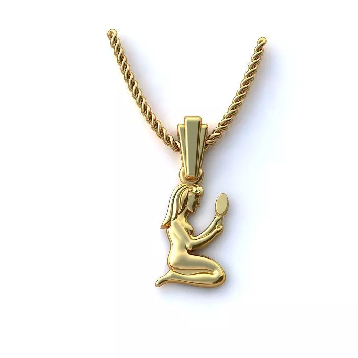 Zodiac Sign Pendants 3D Model Collection 3dm only 3D print model_16