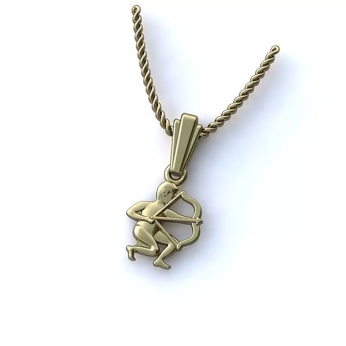 Zodiac Sign Pendants 3D Model Collection 3dm only 3D print model_4