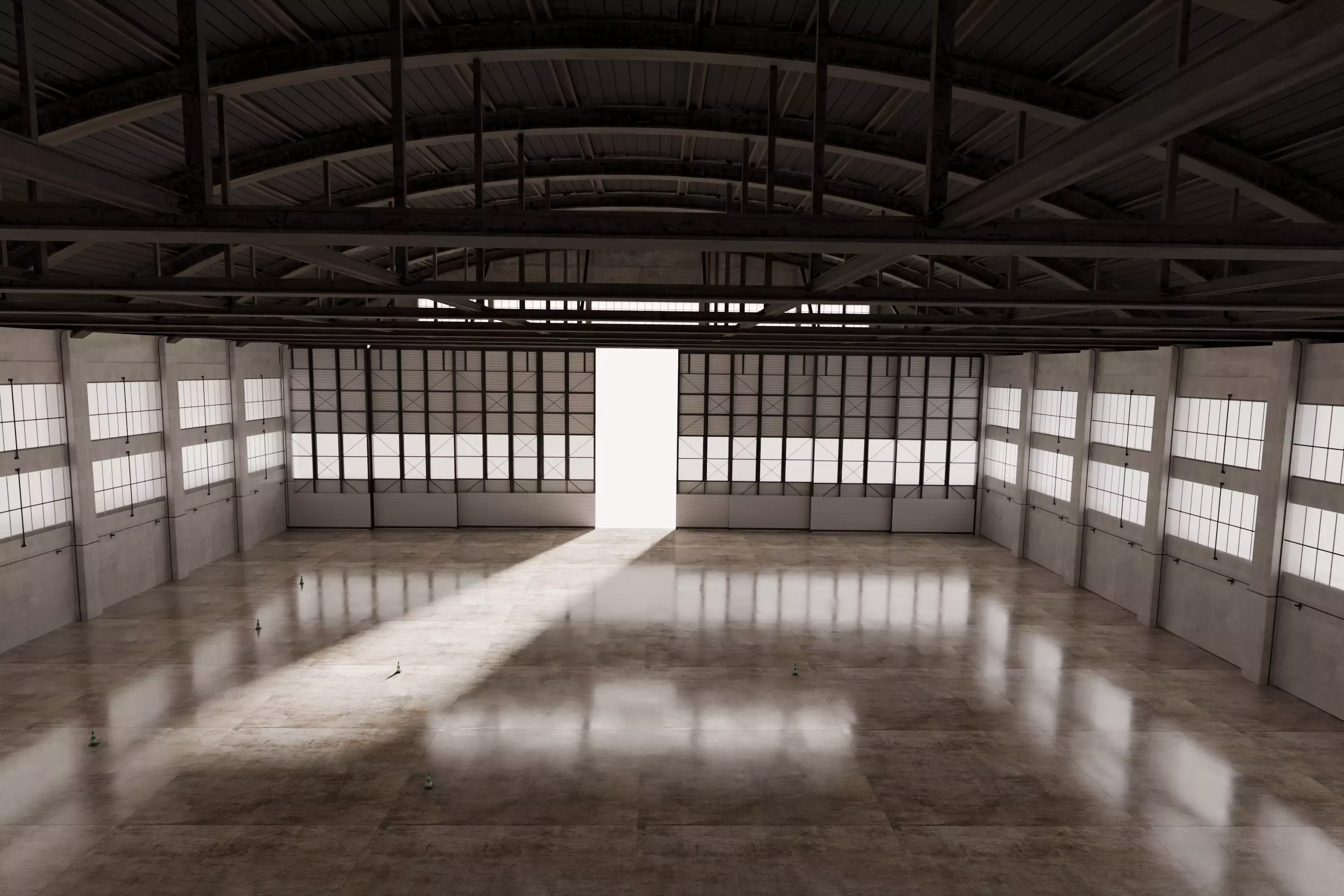 Hangar Interior 3D model_3