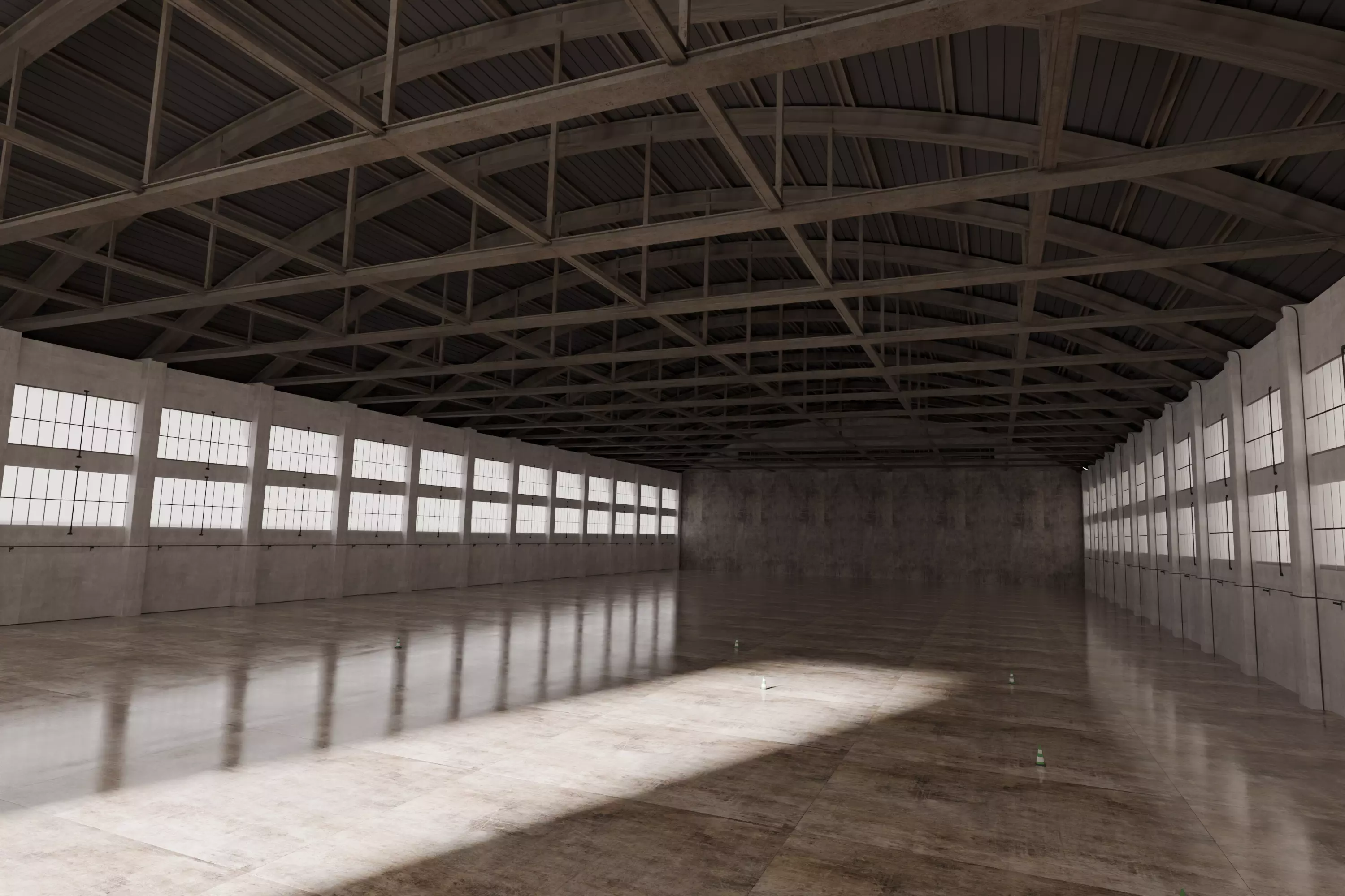 Hangar Interior 3D model_4