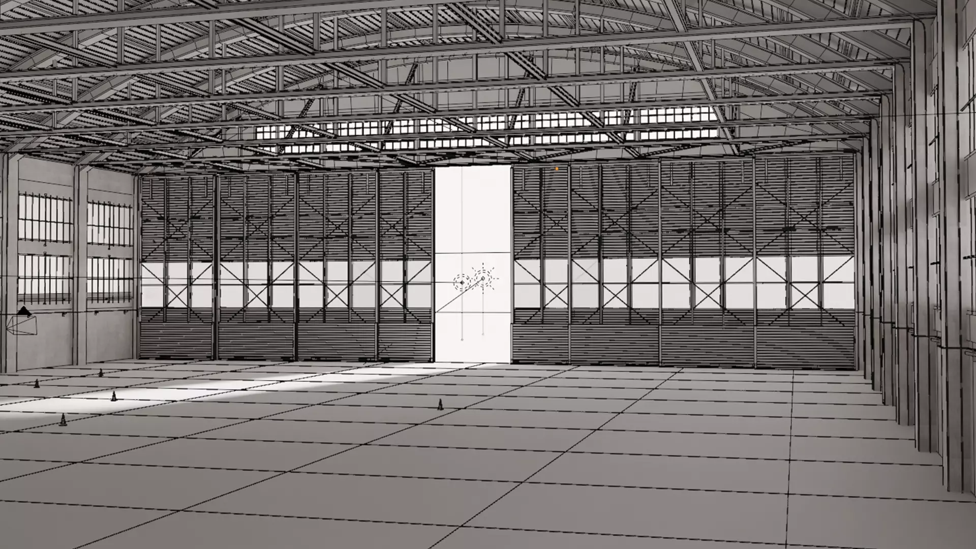 Hangar Interior 3D model_8