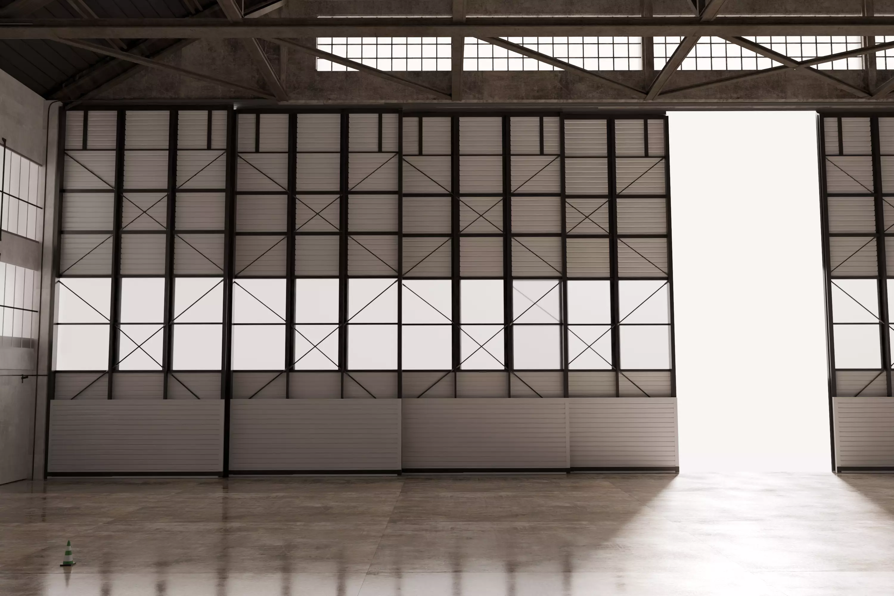 Hangar Interior 3D model_6