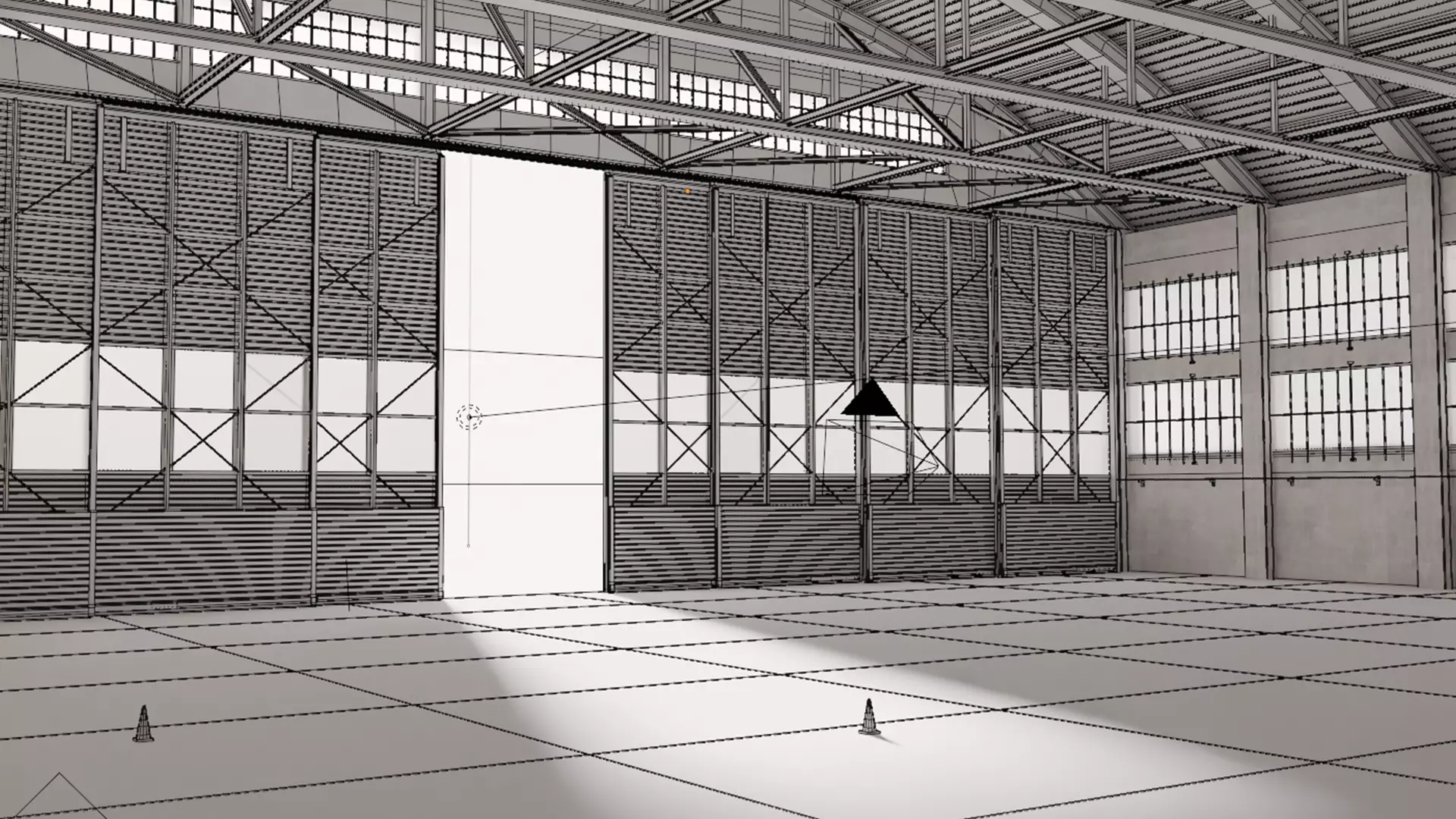 Hangar Interior 3D model_9