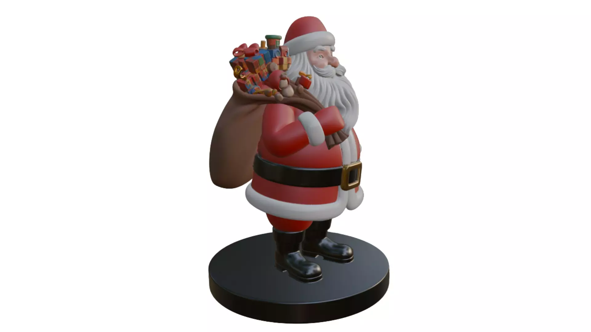 Santa Claus 3d Model For 3D Print 3D print model_1