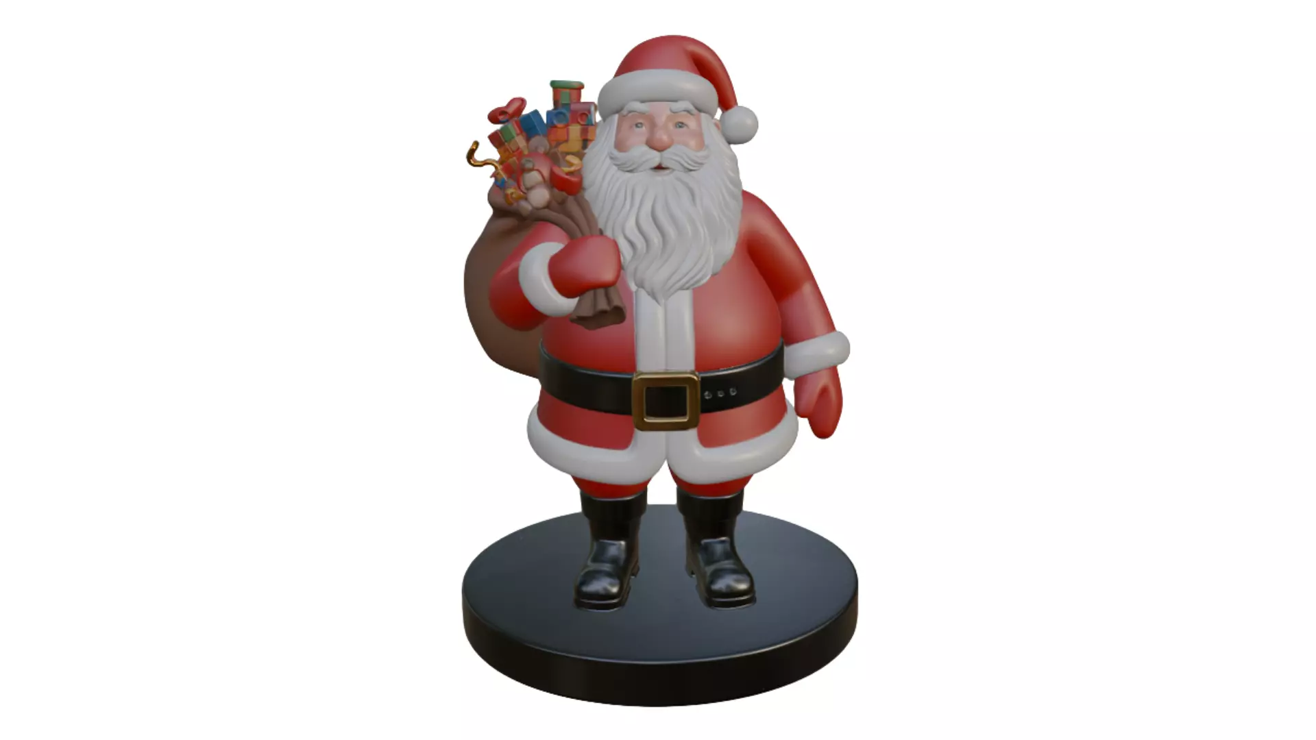 Santa Claus 3d Model For 3D Print 3D print model_0