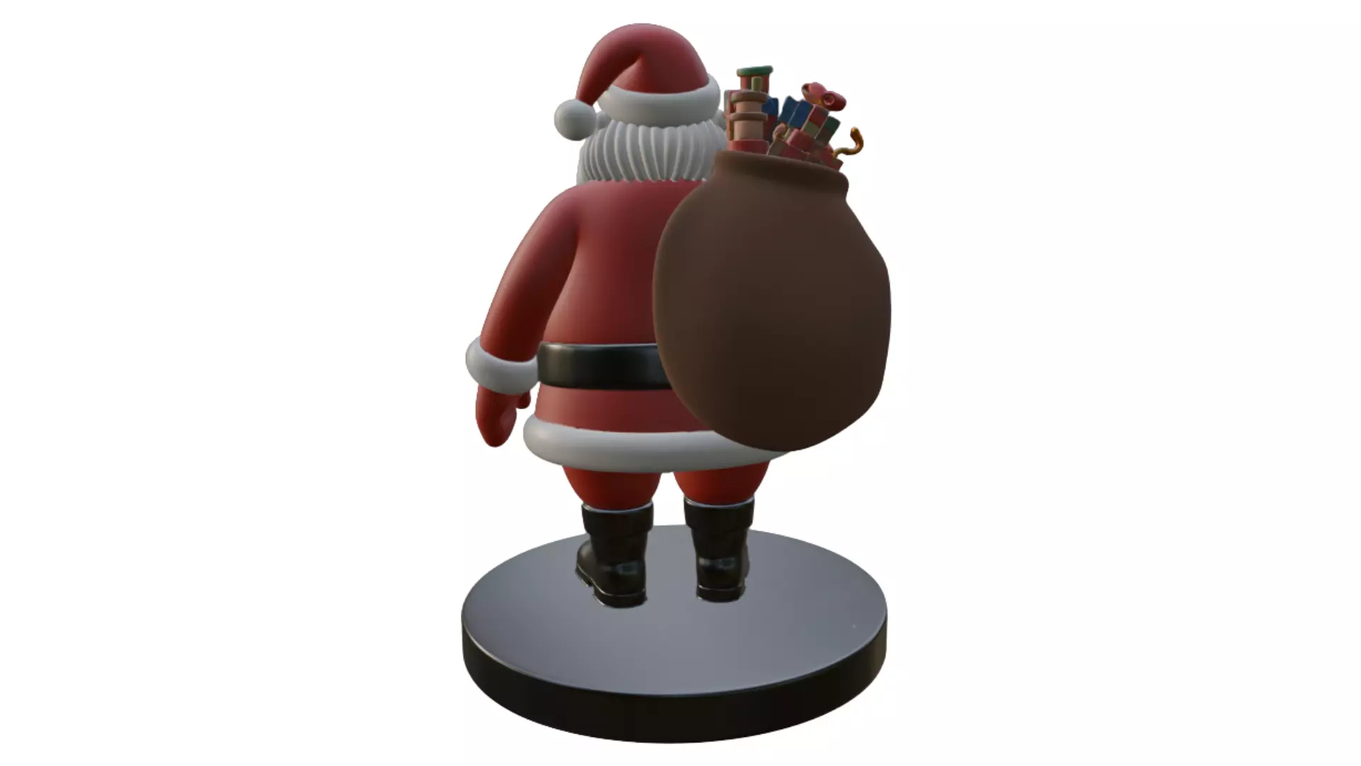 Santa Claus 3d Model For 3D Print 3D print model_3