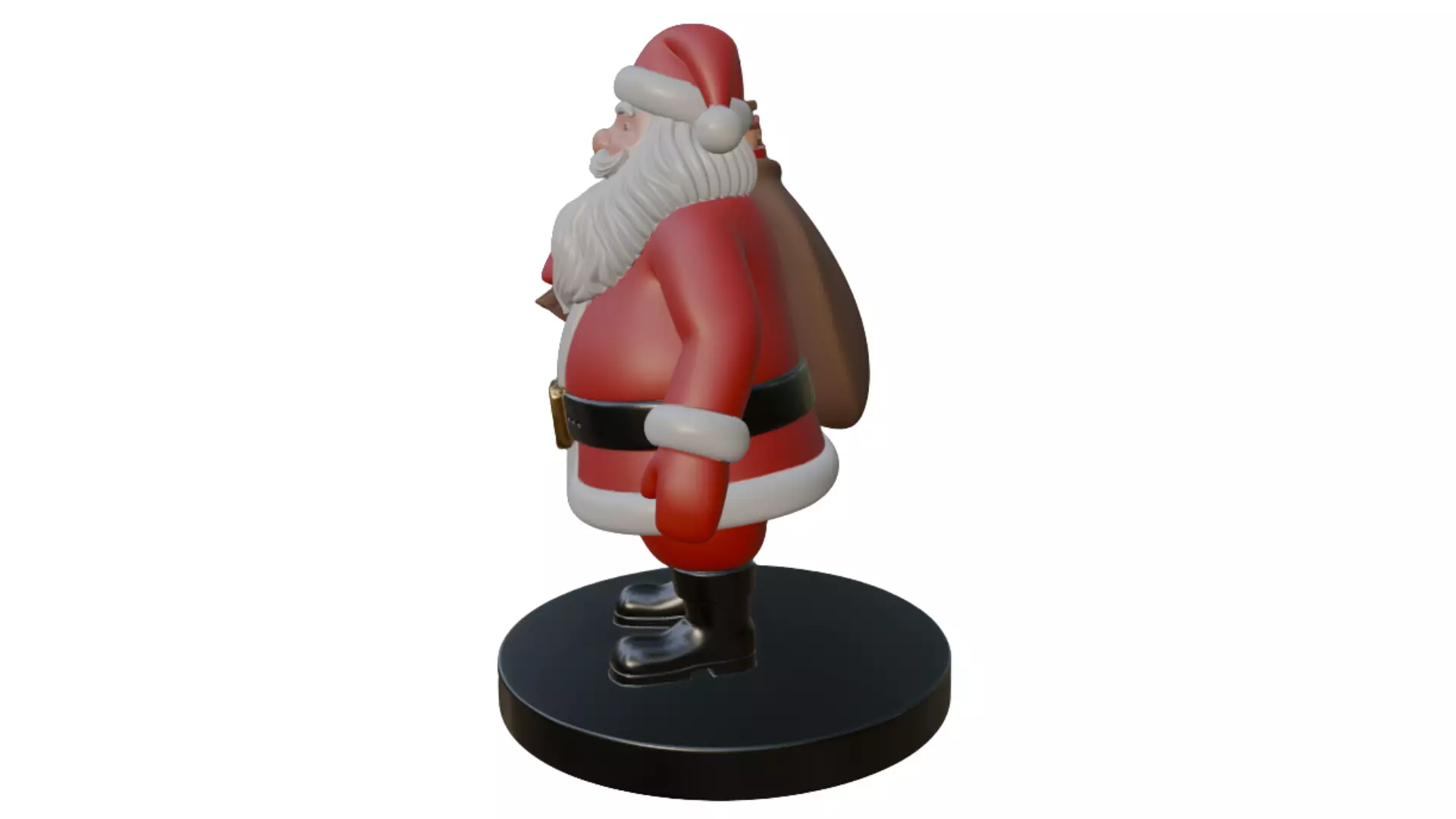 Santa Claus 3d Model For 3D Print 3D print model_4