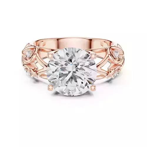 Round Diamond Solitaire Ring