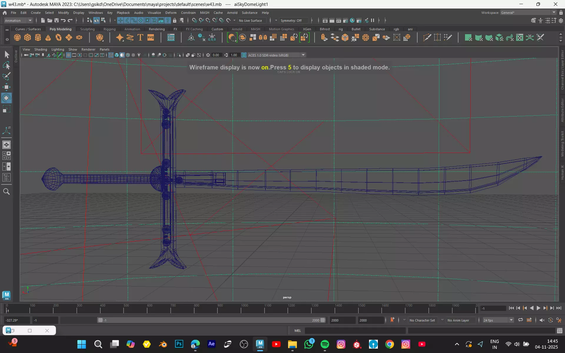 mihawk sword YOUR FROM ONEPICES Low-poly 3D model_4