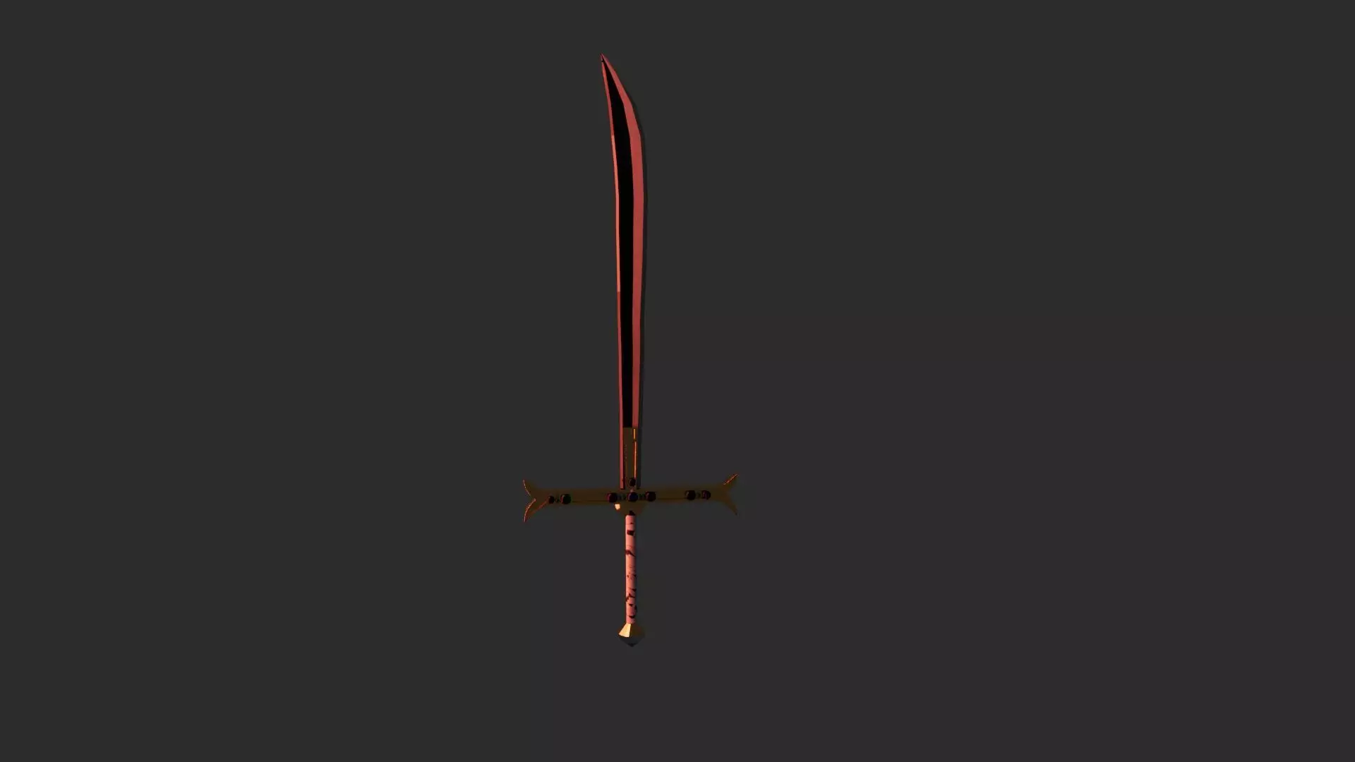 mihawk sword YOUR FROM ONEPICES Low-poly 3D model_3
