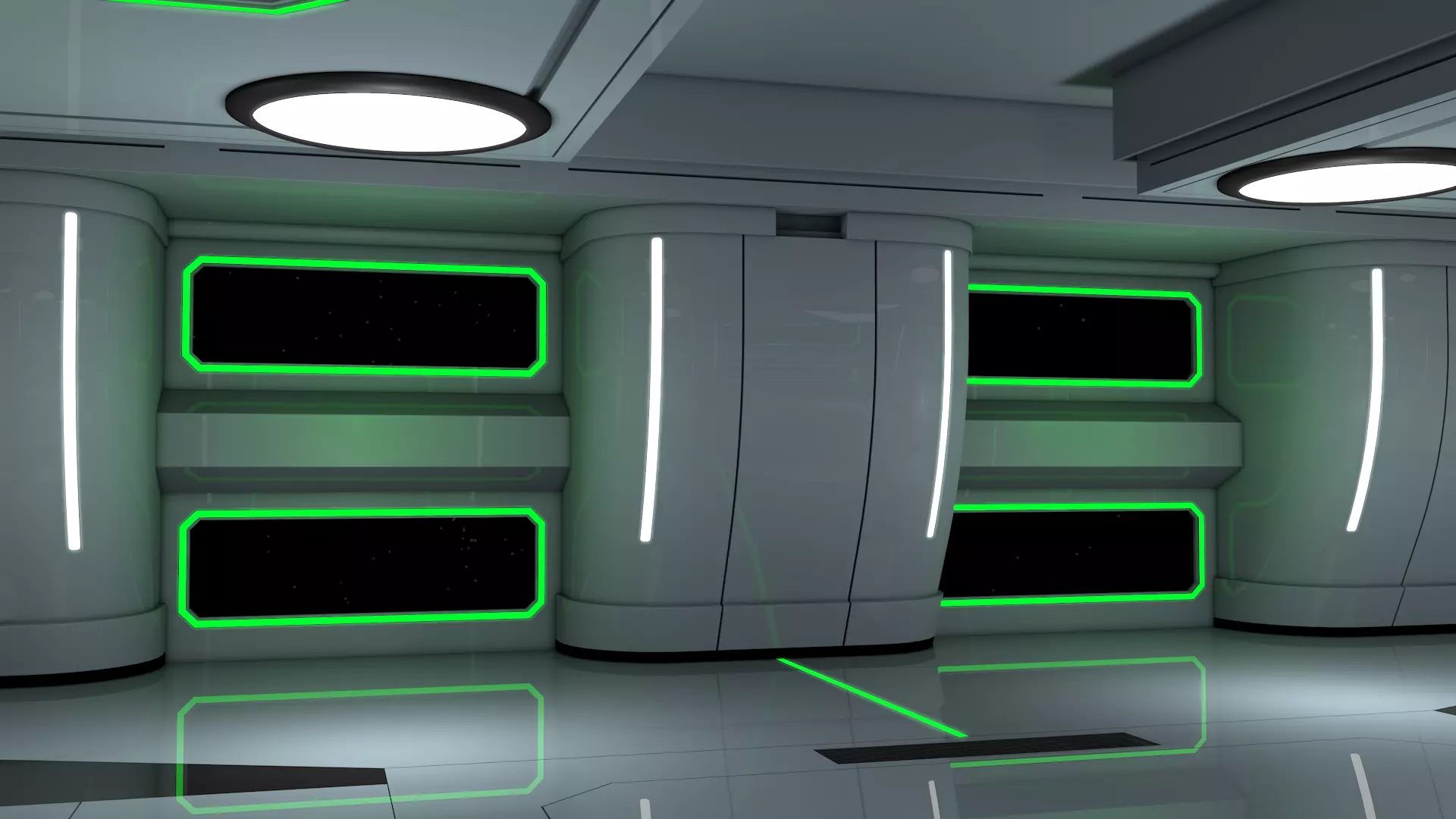 Sci Fi Interior 3D model_7