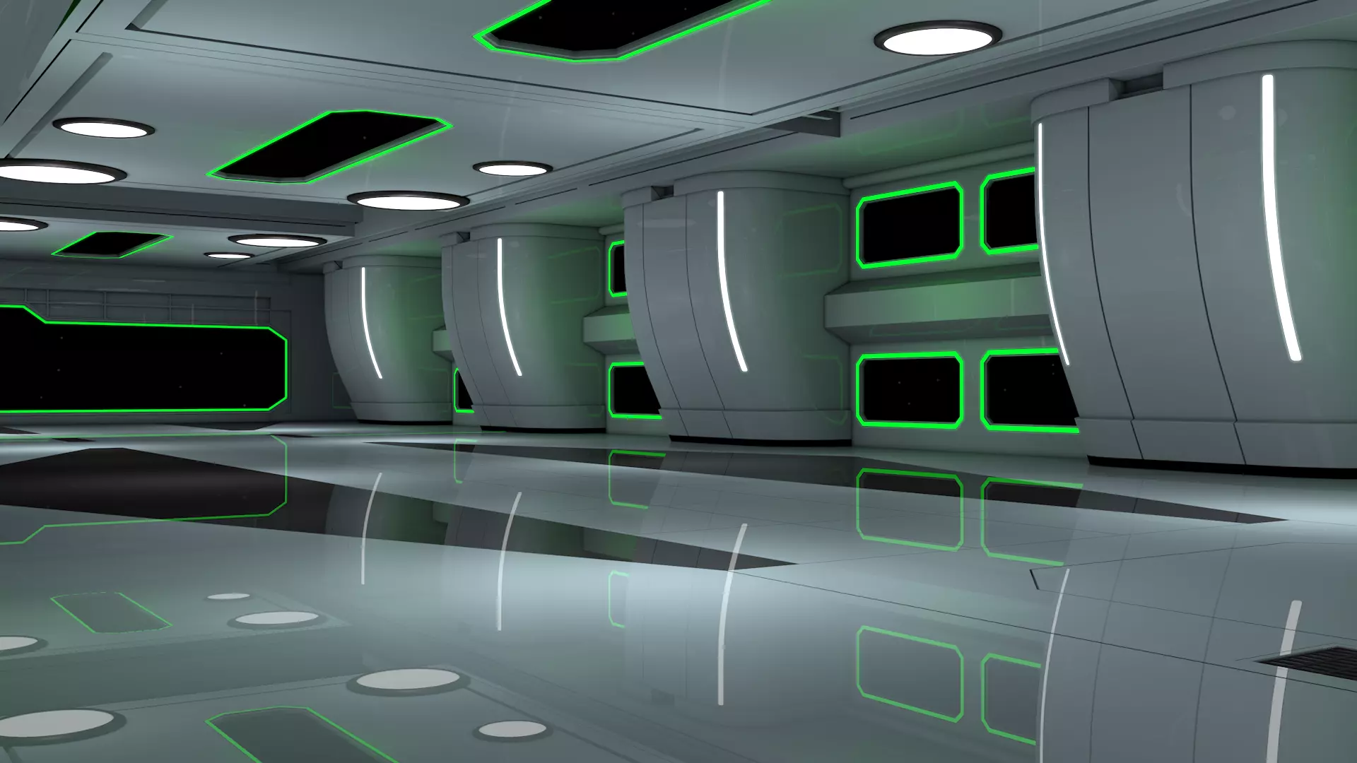 Sci Fi Interior 3D model_3