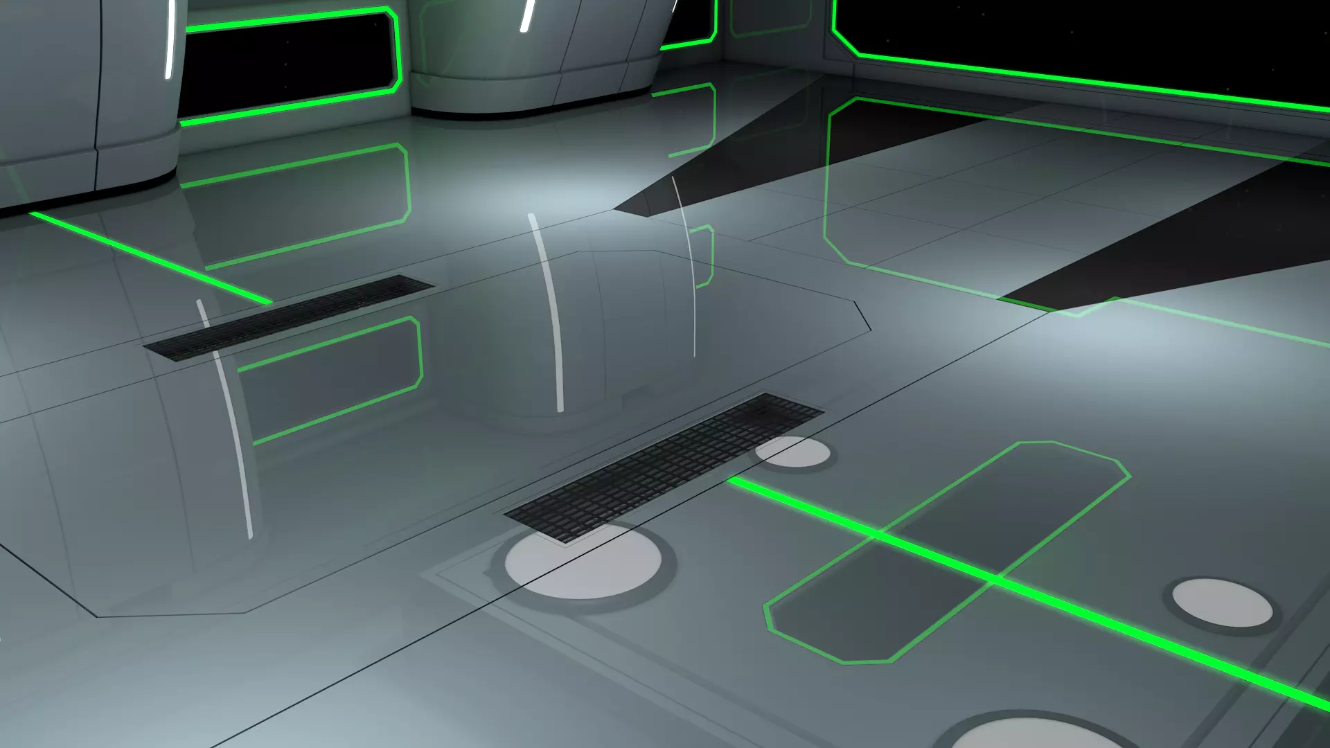 Sci Fi Interior 3D model_8