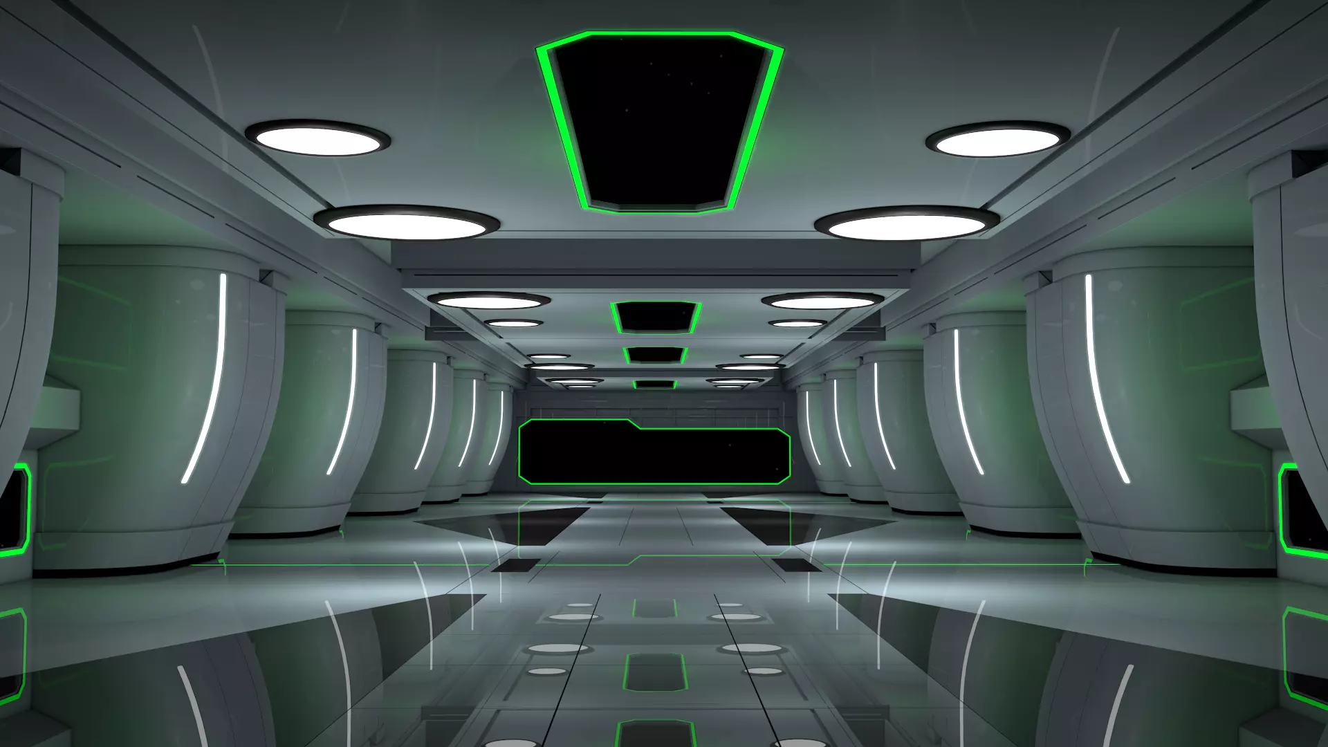 Sci Fi Interior 3D model_9