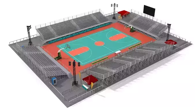 Outdoor BasketBall Stadium