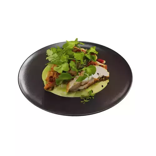 Tandoori Chicken Plate