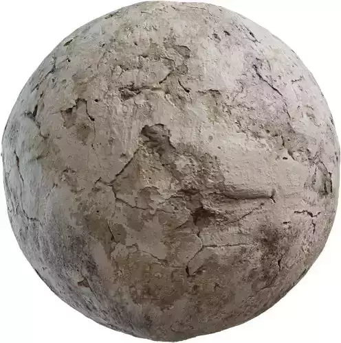 PBR Cracked Weathered Plaster