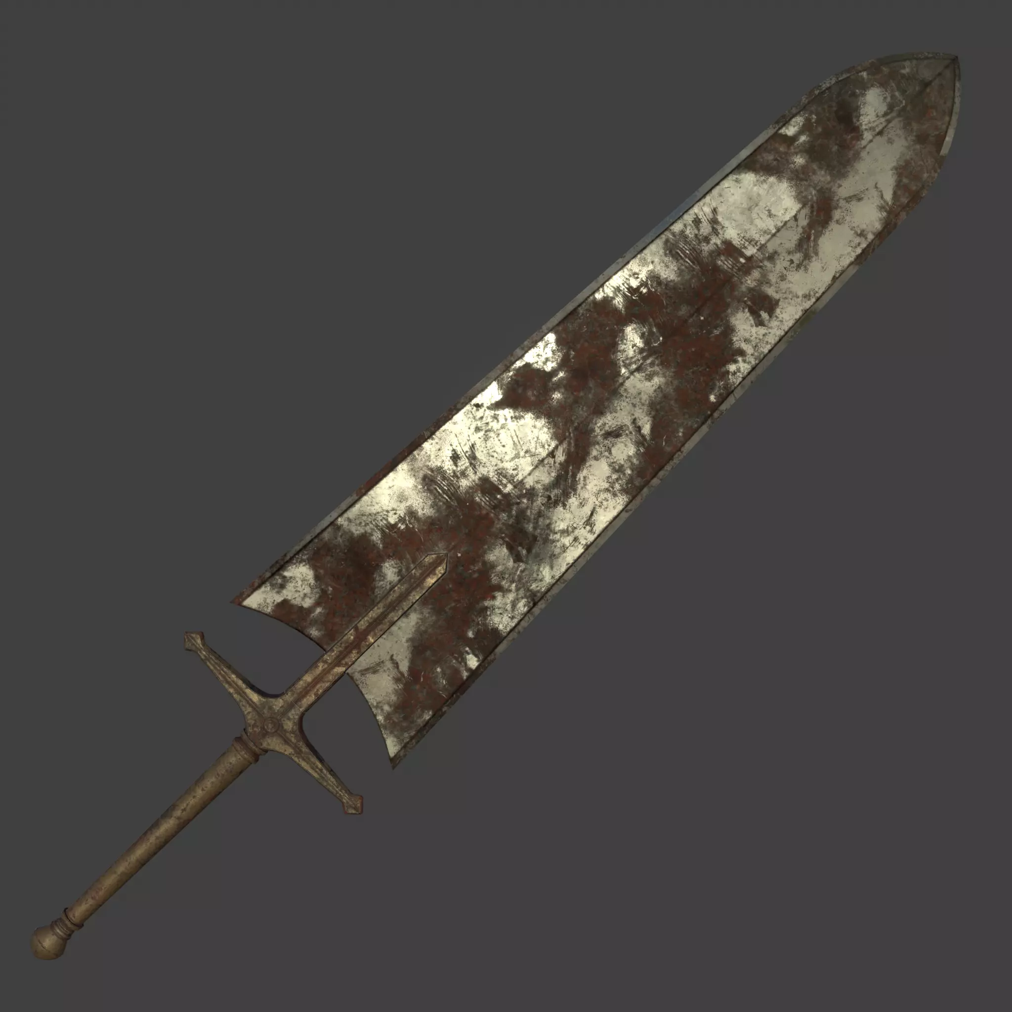 Asta Swords and Book Low-poly 3D model_3