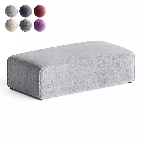 pouf megeve fabric