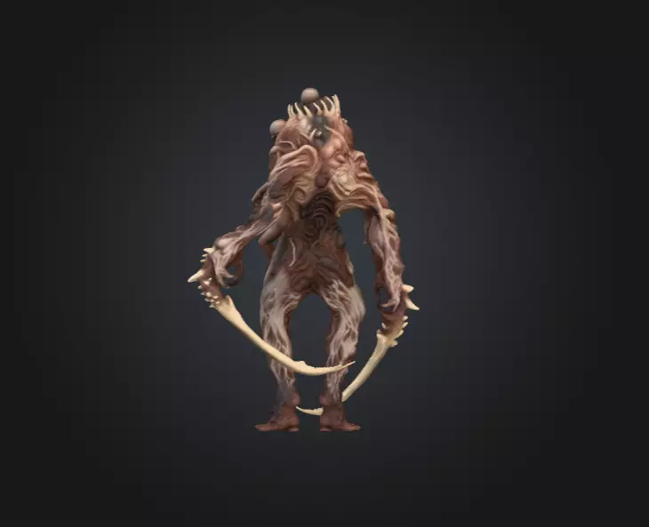 Flesh Recycler Low-poly 3D model_4