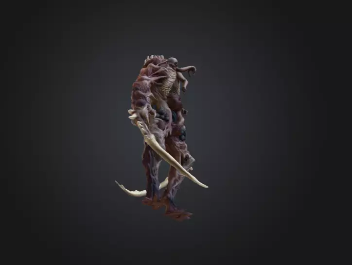 Flesh Recycler Low-poly 3D model_11