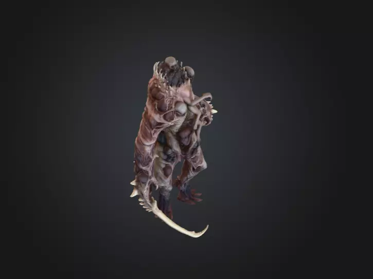 Flesh Recycler Low-poly 3D model_9