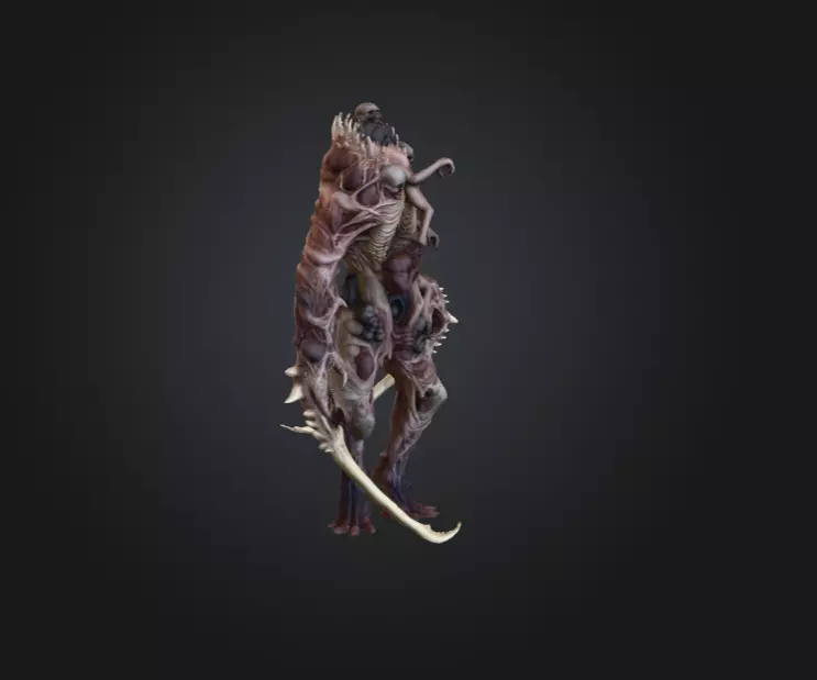 Flesh Recycler Low-poly 3D model_1