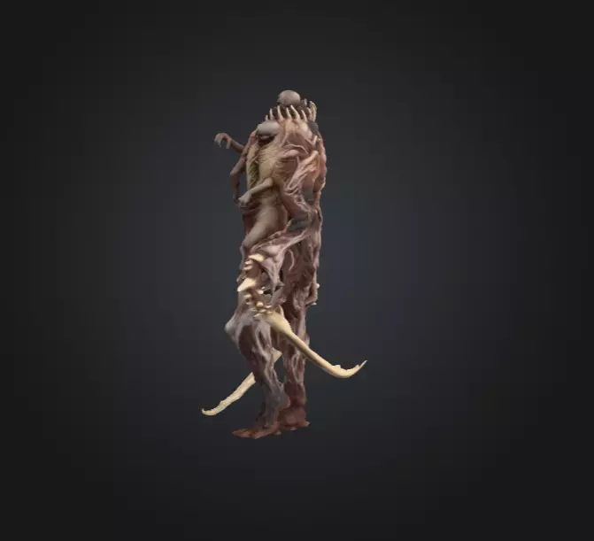 Flesh Recycler Low-poly 3D model_5