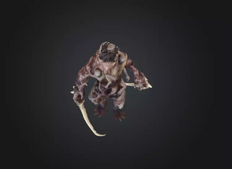 Flesh Recycler Low-poly 3D model_7
