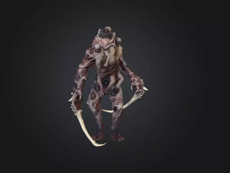 Flesh Recycler Low-poly 3D model_0
