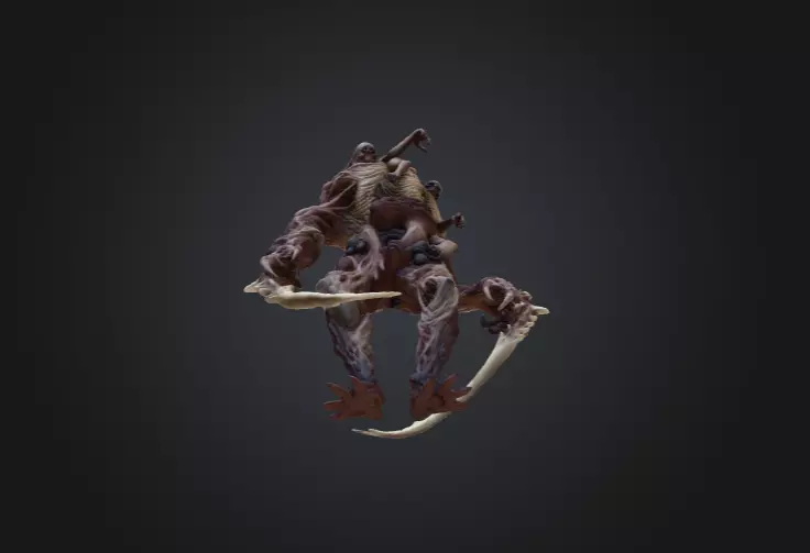 Flesh Recycler Low-poly 3D model_10