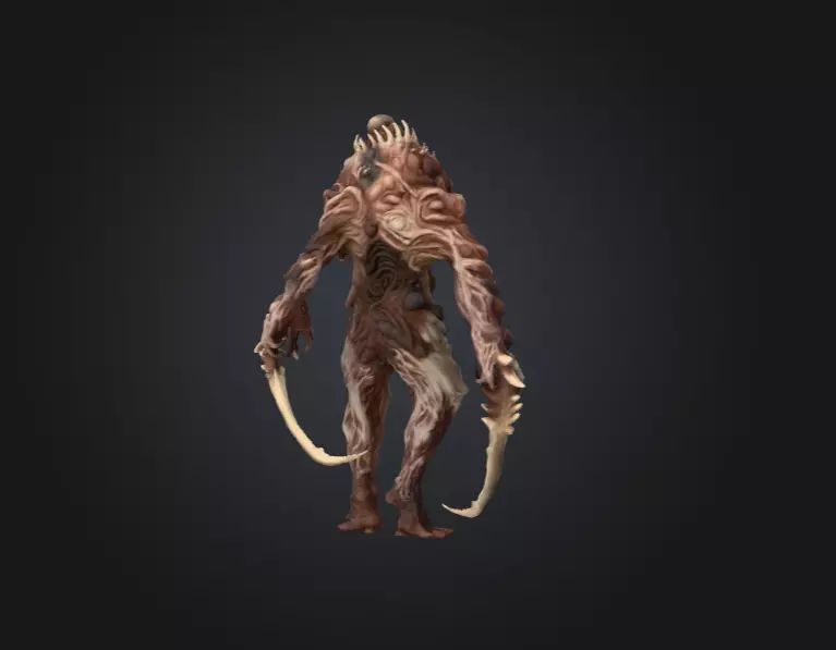 Flesh Recycler Low-poly 3D model_3