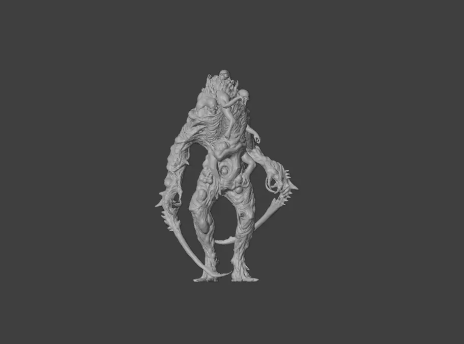 Flesh Recycler Low-poly 3D model_15