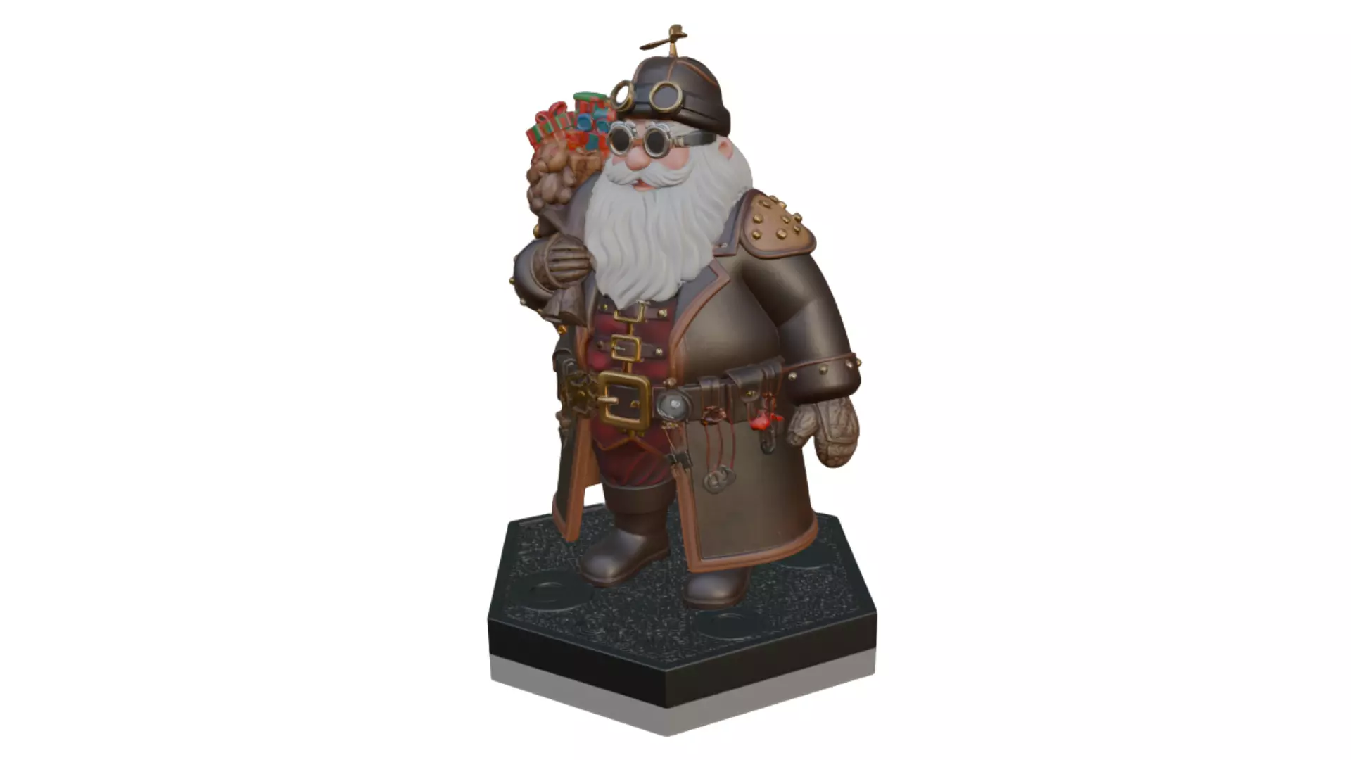 Santa Claus 3d model for 3d print 3D print model_2