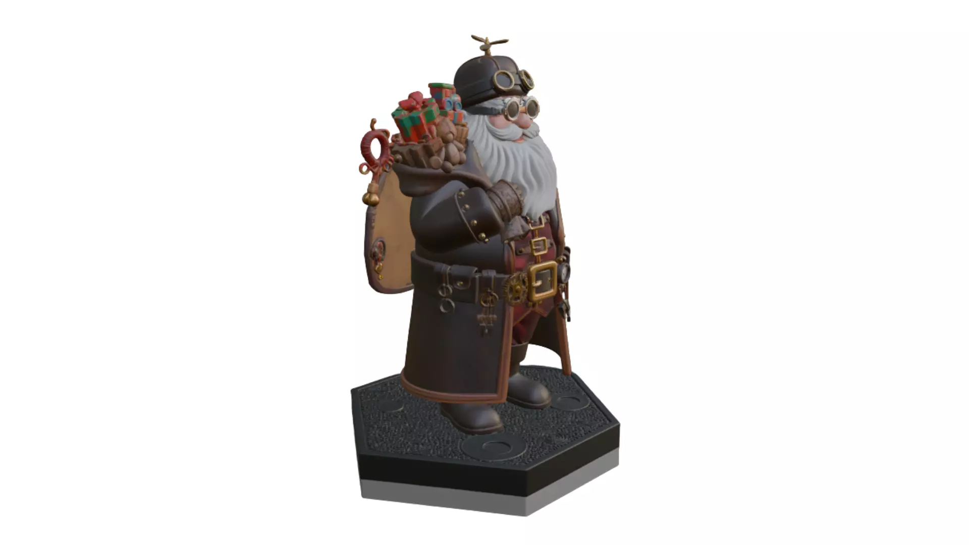 Santa Claus 3d model for 3d print 3D print model_1