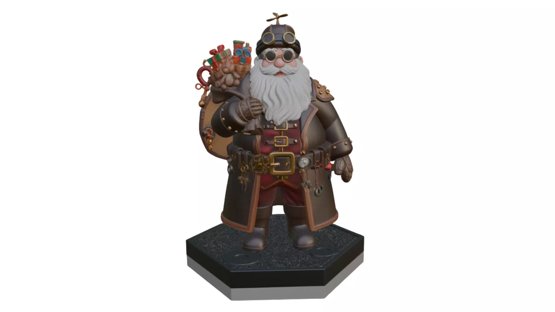 Santa Claus 3d model for 3d print 3D print model_0