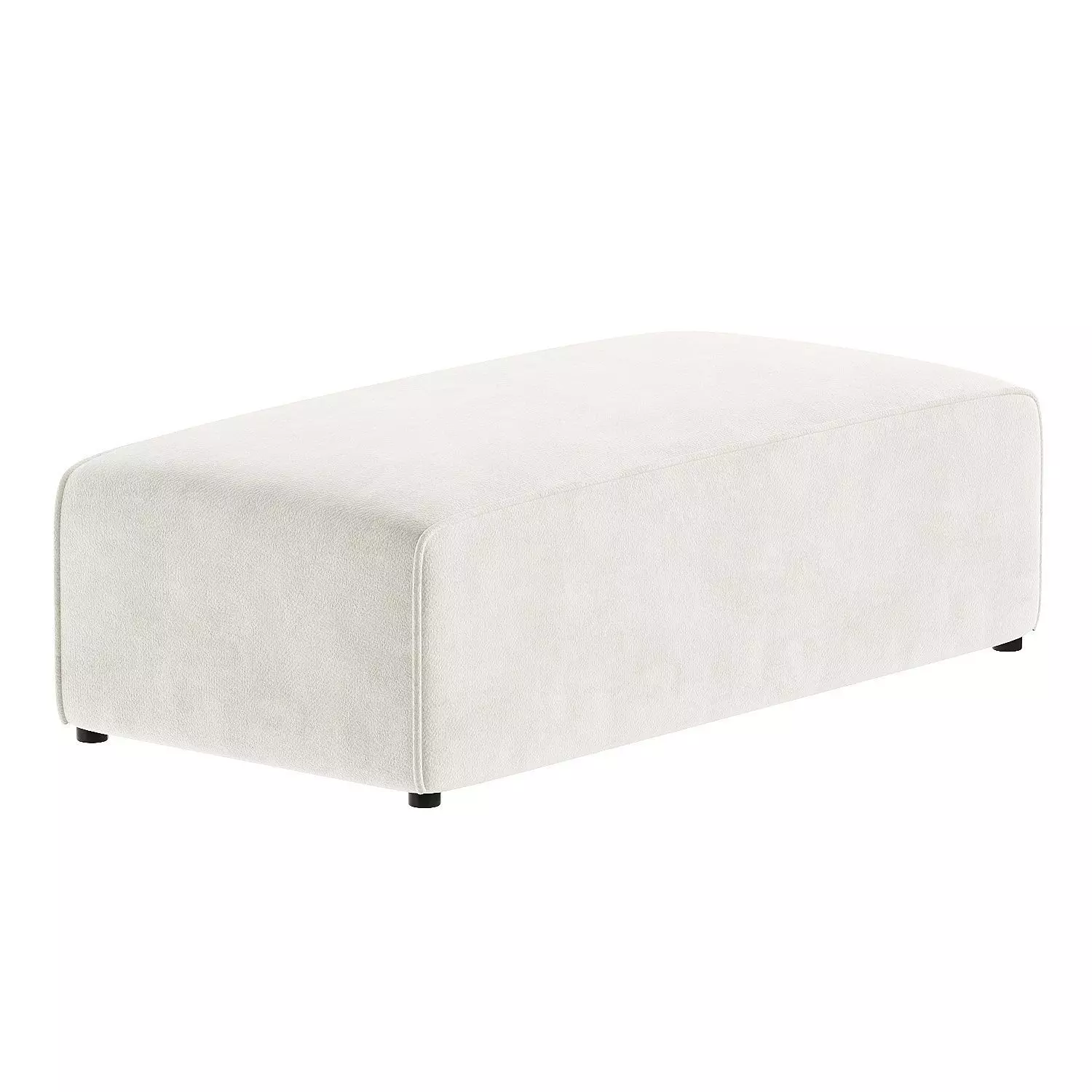 pouf megeve pink 3D model_2