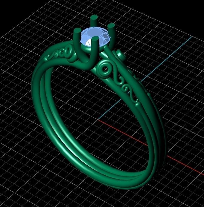 Ring 10231 3D print model_1