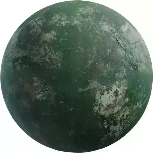 PBR Distressed Green Painted Concrete Texture PBR Distressed Green Painted Concrete Texture