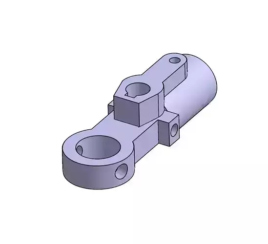 Industrial Clevis Shaft Connector High Precision Mechanical Part