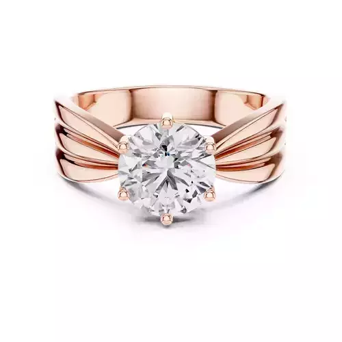 Round Diamond Solitaire Ring