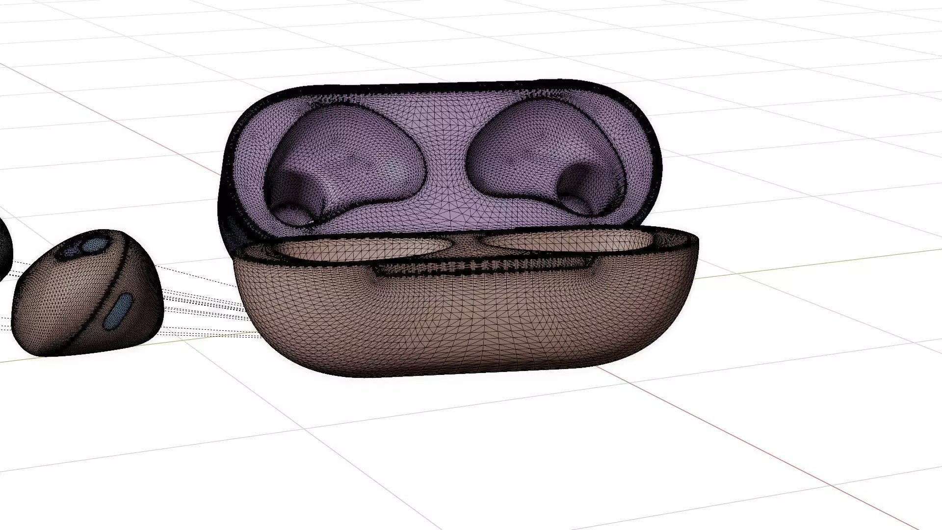 Modular Airpods 3 high quality 3d model 3D model_12