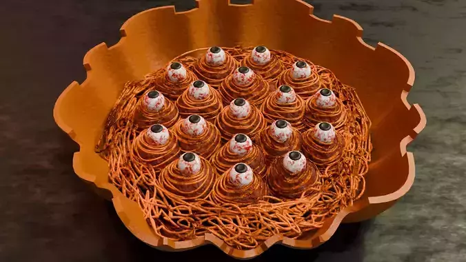 Spooky Spicy Food Free 3D print model Spooky Spicy Food Free 3D print model