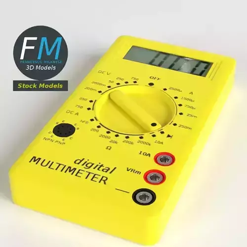 Digital multimeter 3D model