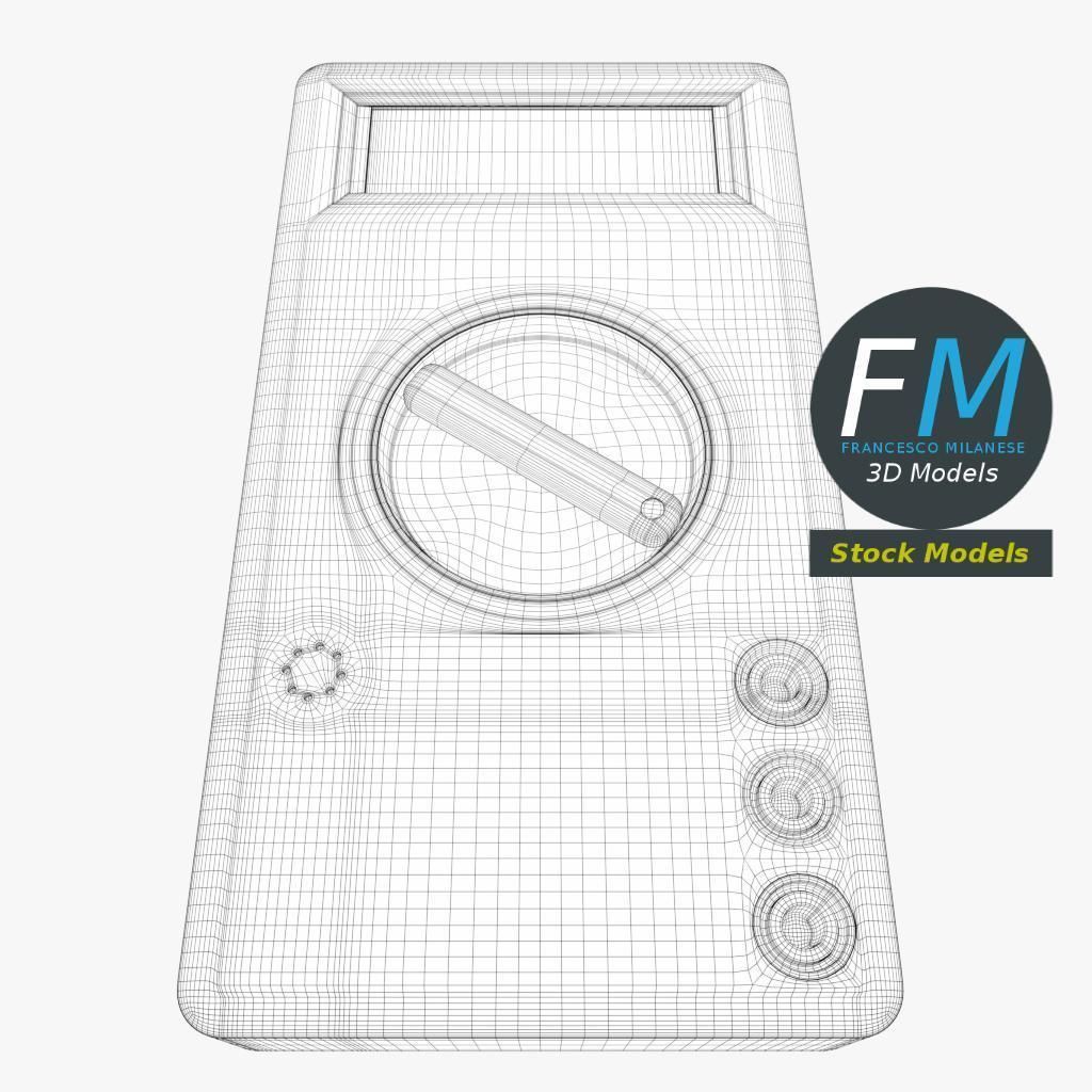 Digital multimeter 3D model_7