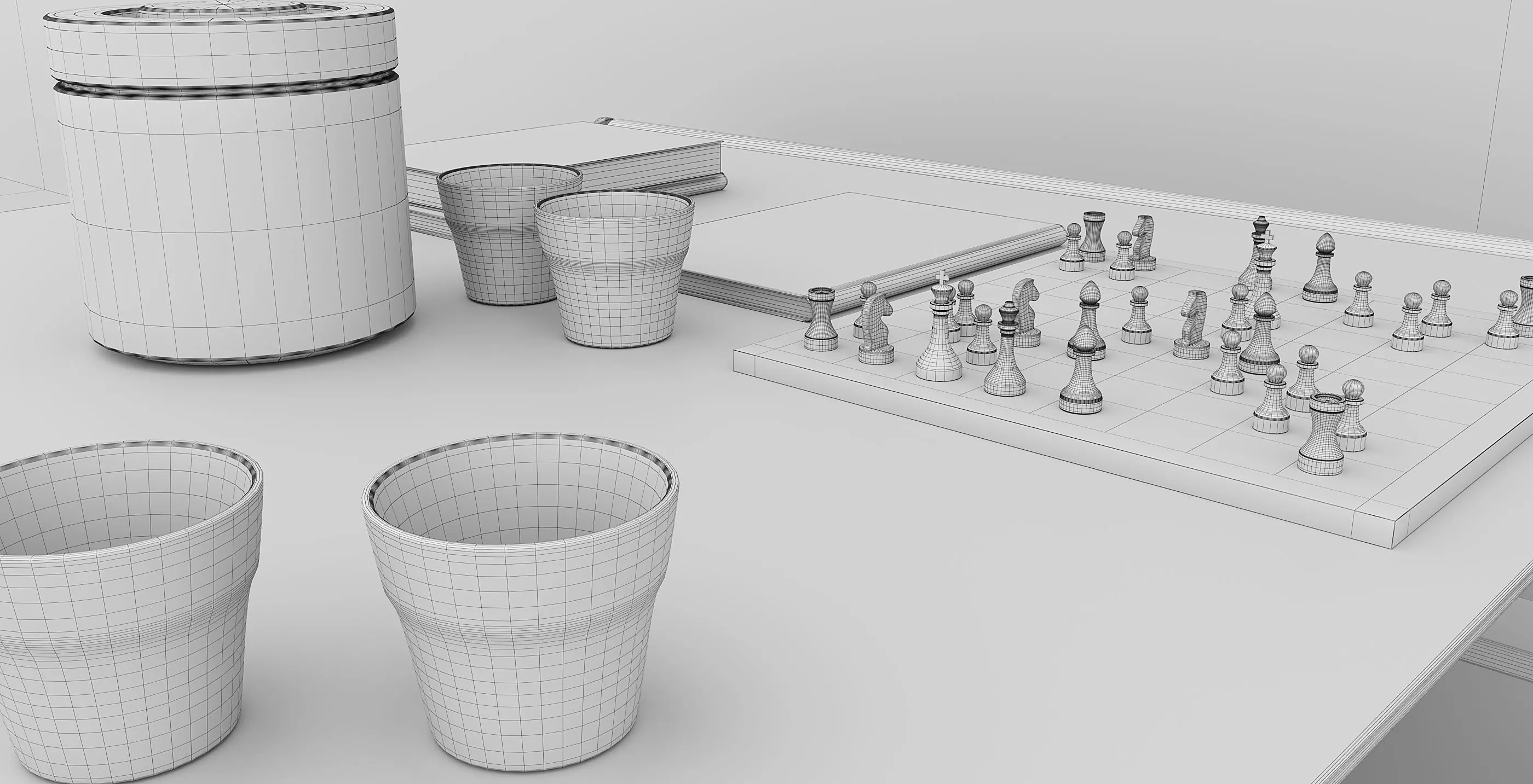 Glass Coffee Table  Free 3D model_2