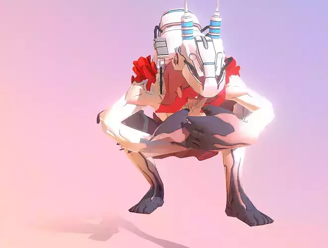 Hollow Cyborg Expirmental Monster EATING fbx png