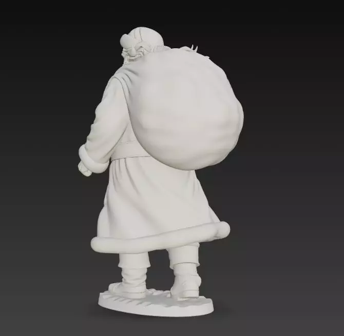 Mysterious Traveler Santa Claus 3D print model_12