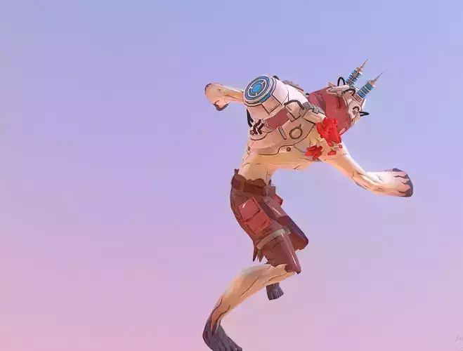 Hollow Cyborg Expirmental Monster SLAM fbx png