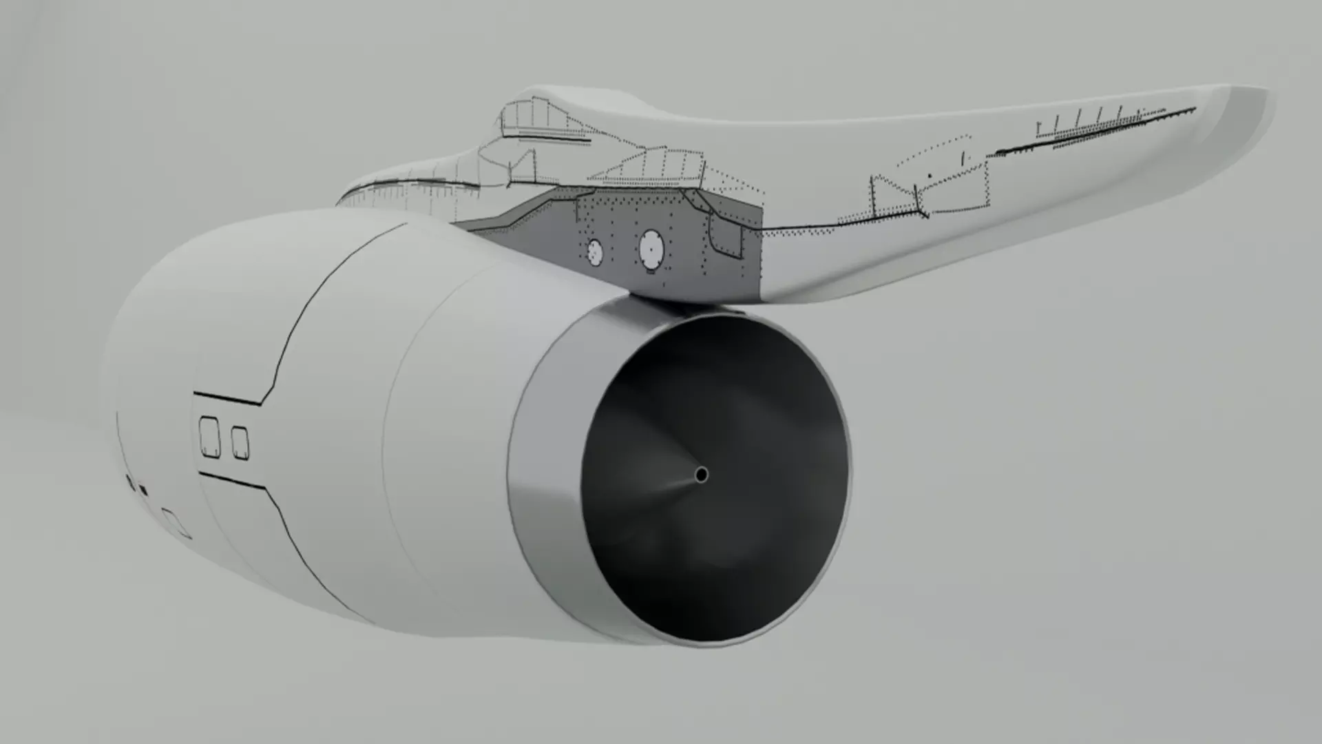 Aeroplan Engine  3D model_5